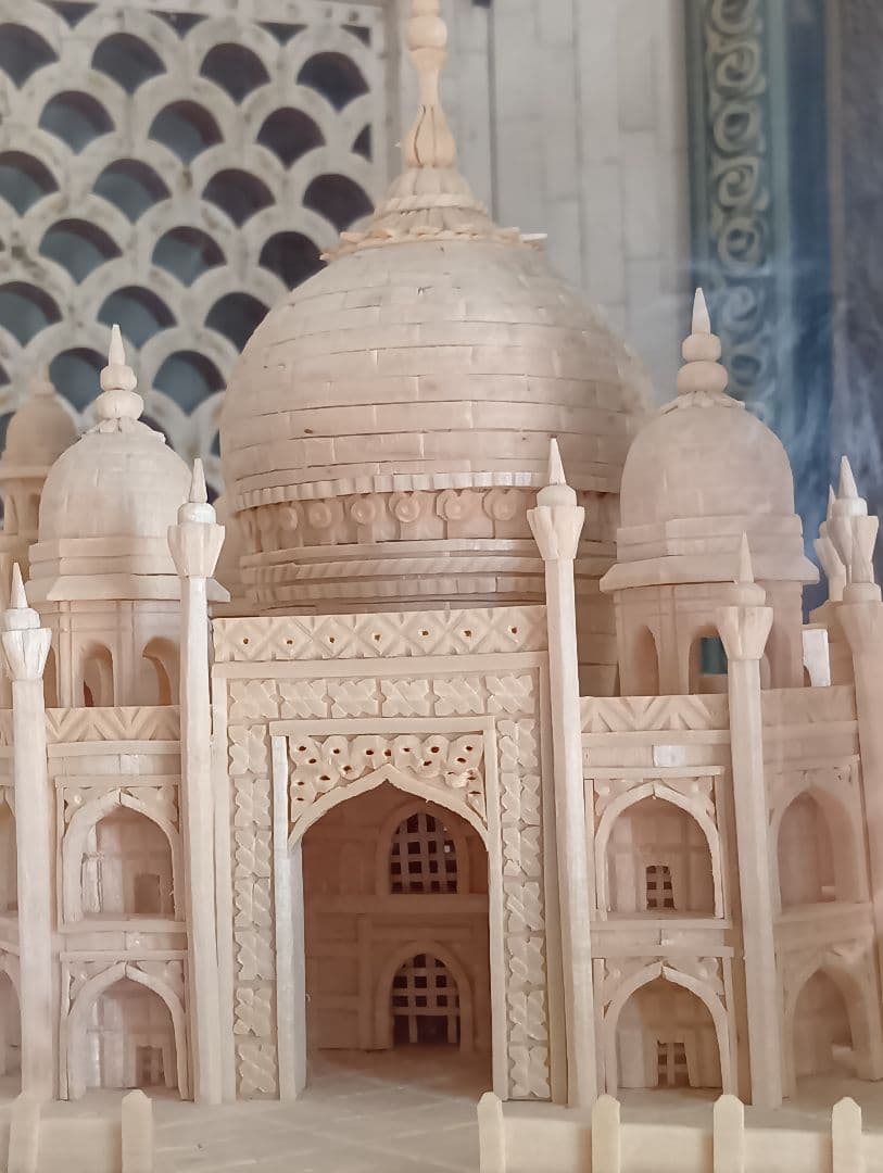 タージ-マハル ミニチュア置物　マハラジャおぼん　アンティーク ハンドメイド