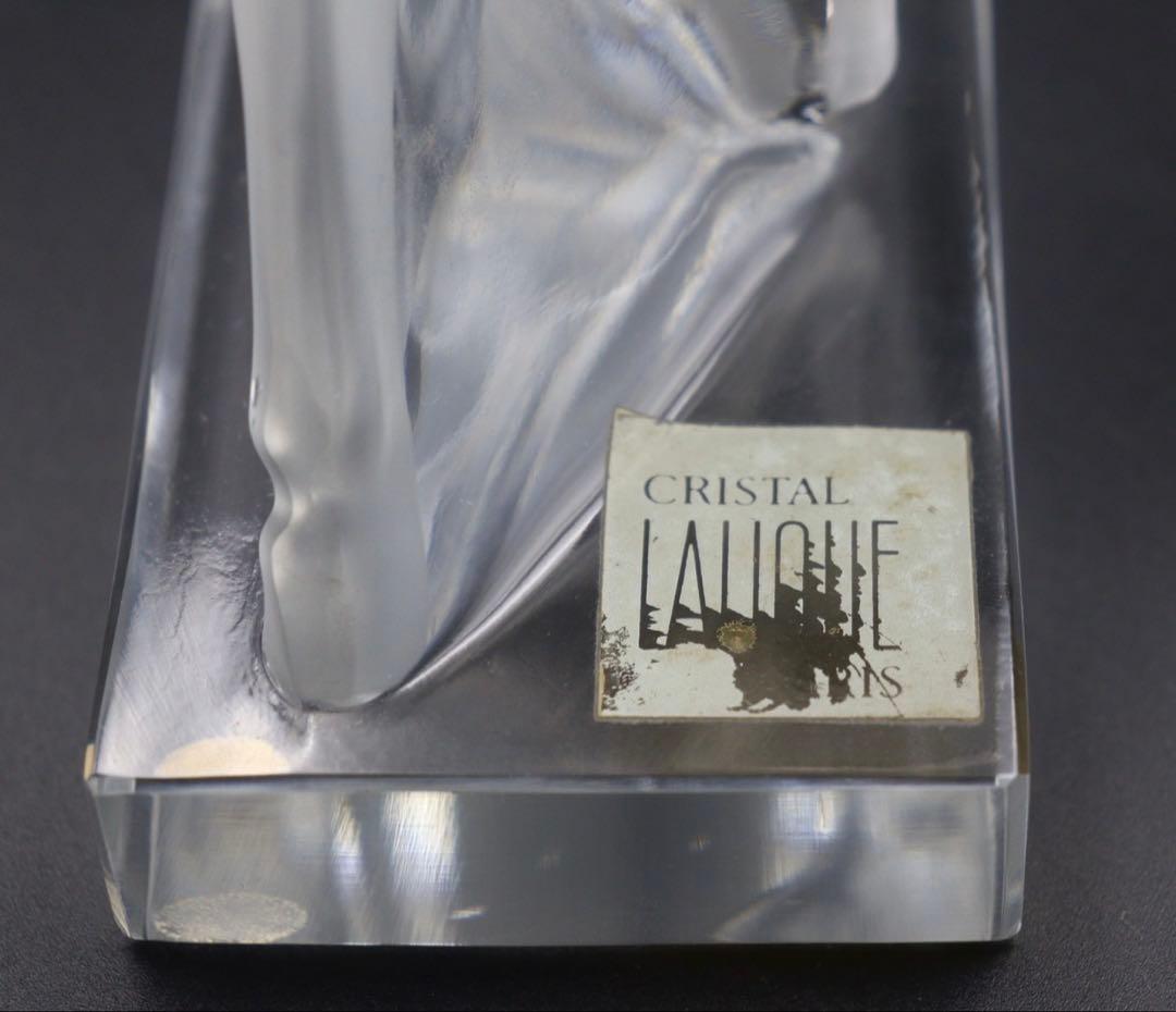 ラリック　LALIQUE 鹿　フィギュリン　クリスタル　置物