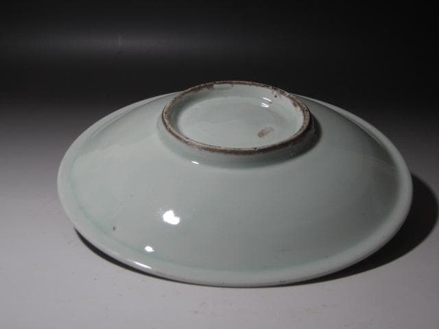 ★　古伊万里　染付龍図皿　味わい深い一品です★x306