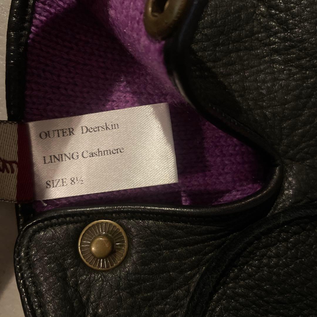 DENTS レザーグローブ　手袋　ブラック