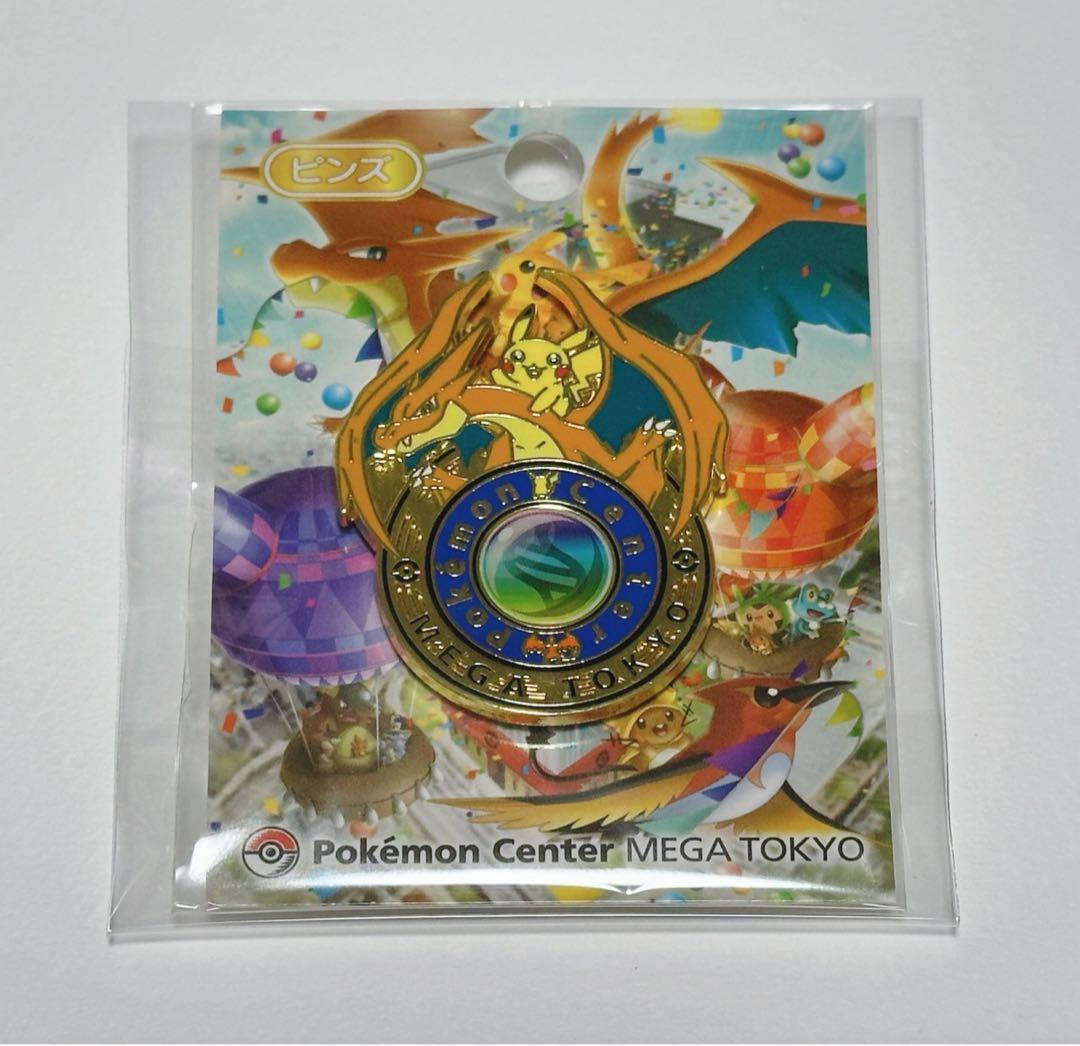 ポケモンセンター メガトウキョー オープン ロゴ ピンズ リザードン ピカチュウ
