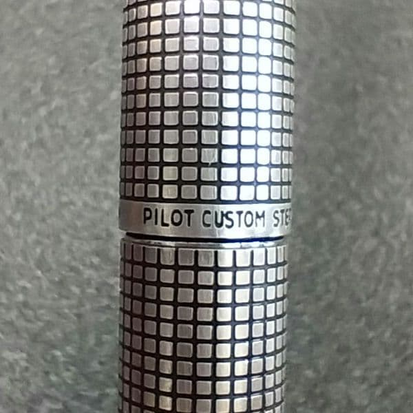 Z04）パイロット カスタム 万年筆 スターリング シルバー 銀製 ペン先18金
