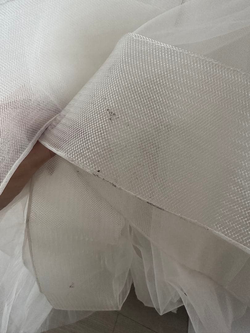 アーバンブランシュ ティアードフリル刺繍ドレス ウェディングドレス WD22