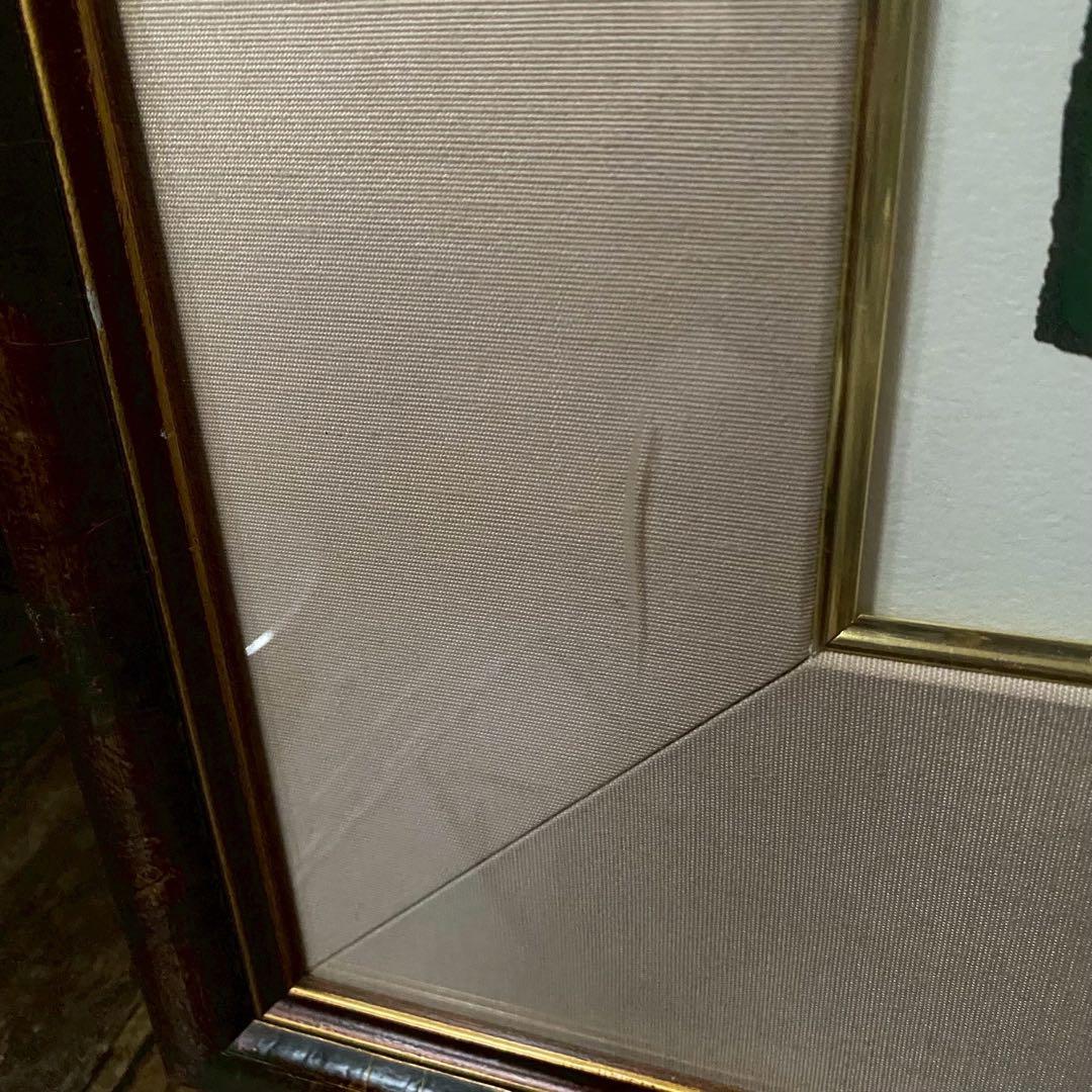 ザン・ホンビン リトグラフ 額縁 インテリア アンティーク