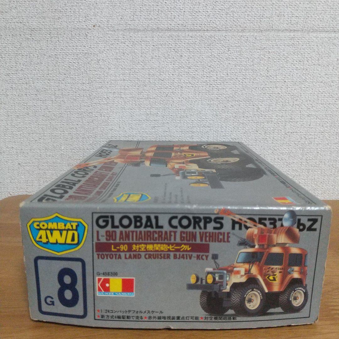 グンゼ産業 1/24 L-90対空砲ランクル 旧キット