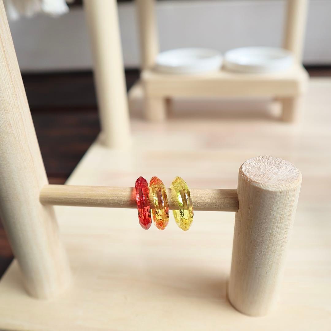 ことりのおおきなあそびば　ミラー付き　文鳥　インコ　バードアスレチック