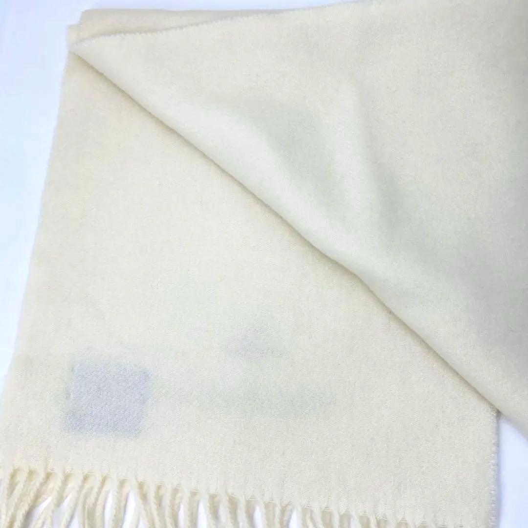 未使用 Vivienne ヴィヴィアン オーヴ 刺繍 ウール マフラー オフ