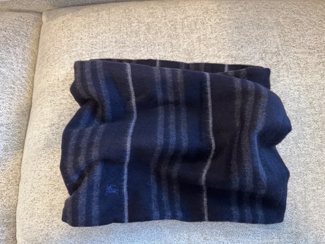 （新品同様）BUBERRY BLACK LABEL カシミヤ　100%　スヌード