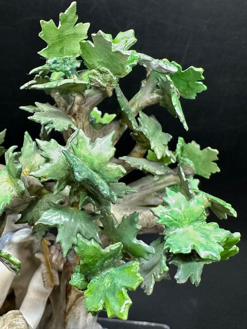 マイセン　「木の下の天使」　高さ20cm トヒチ　東ゆ7-0217⭐︎2