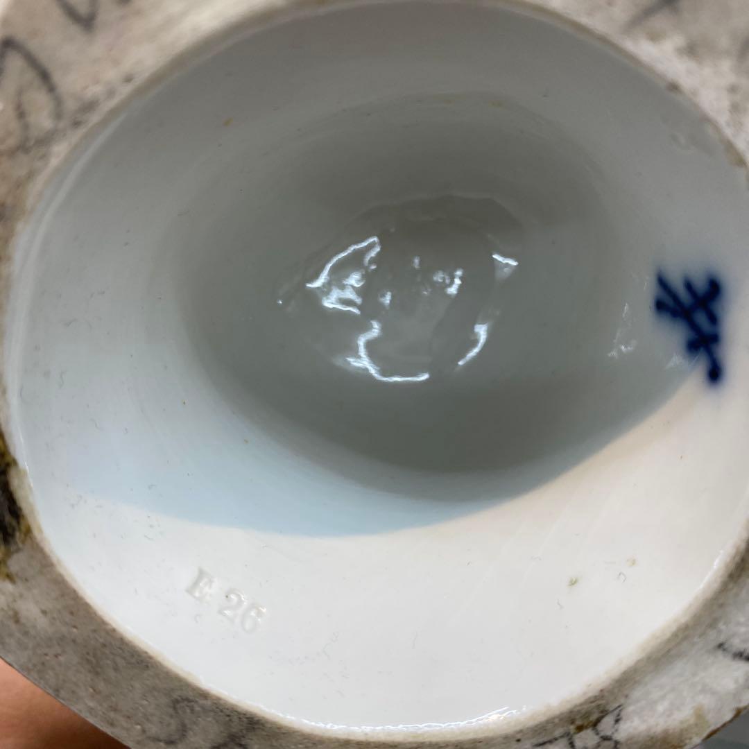 マイセン　「木の下の天使」　高さ20cm トヒチ　東ゆ7-0217⭐︎2