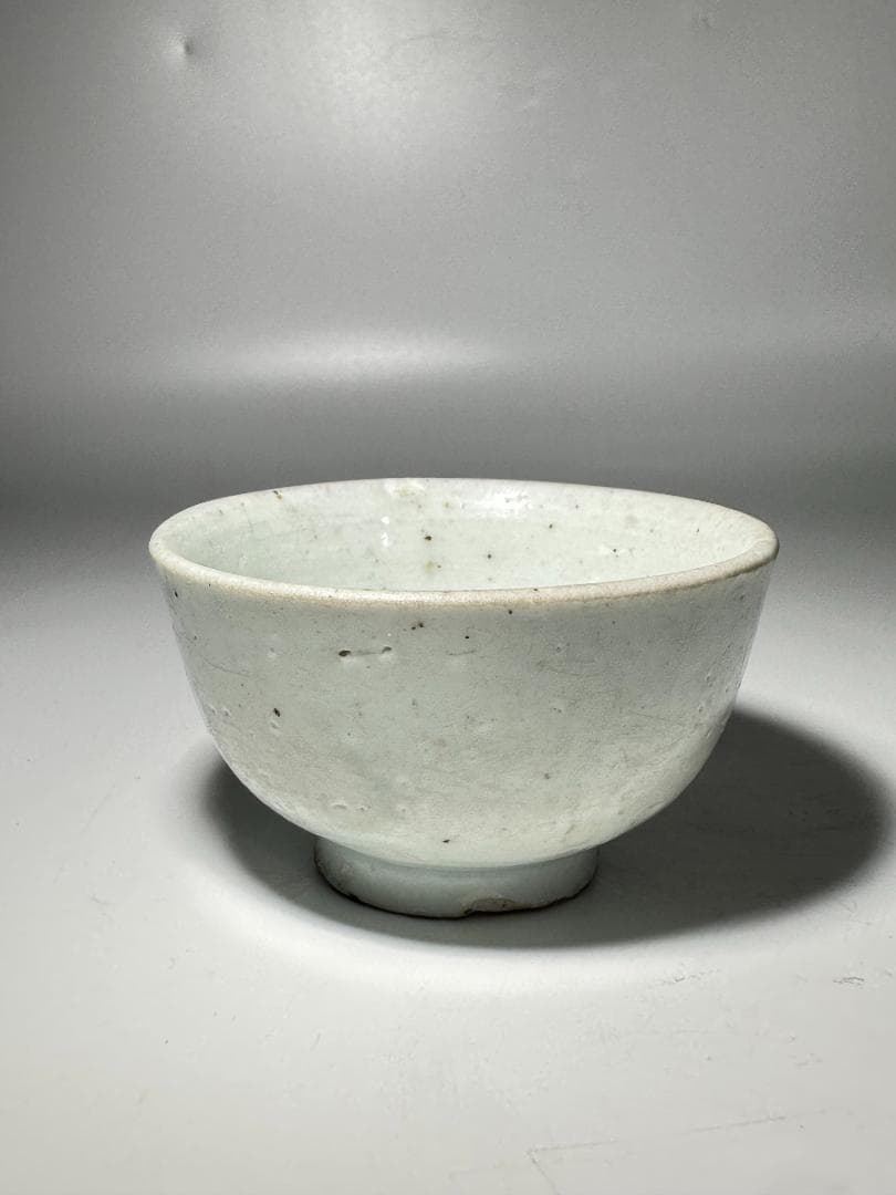 李朝　白磁　杯　茶托　古物　骨董