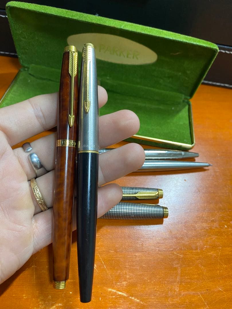 Parker 万年筆 6本セット 14k,585