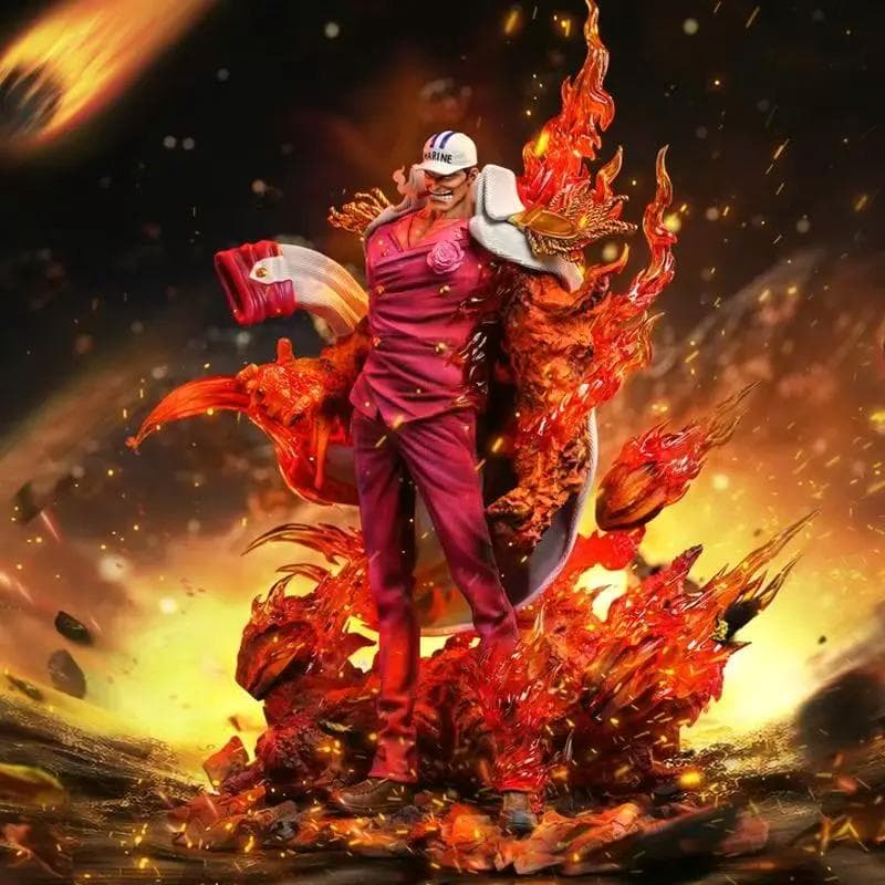 ワンピース　海軍大将　赤犬（赤）　34cm　ガレージキット　フィギュア　海外限定