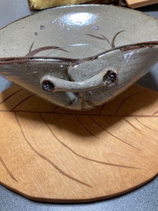 唐津焼　有名作家田中佐次郎作　皿すばらしい作品です。是非どうぞ！