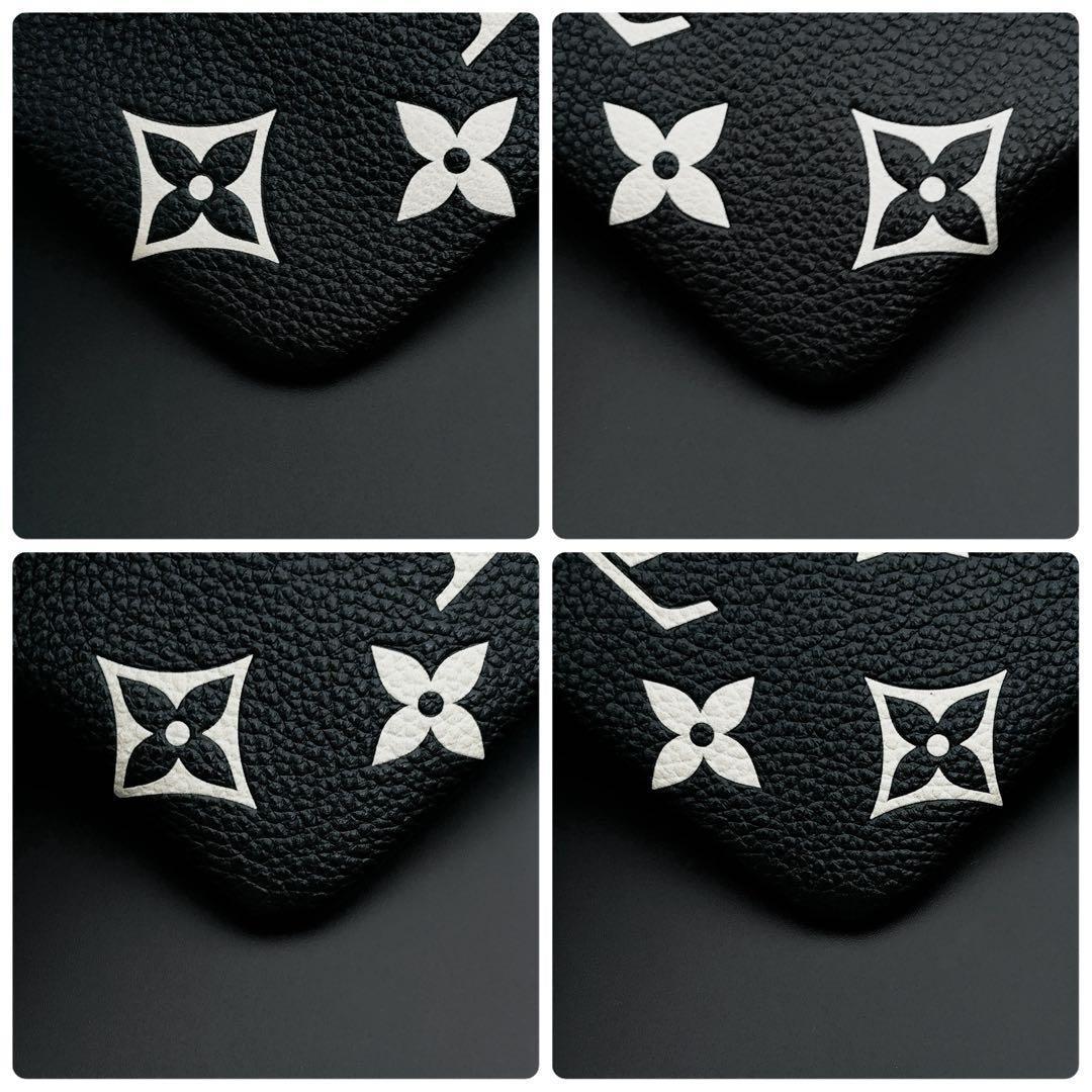 箱袋付★ルイヴィトン バイカラー ポシェット クレ ケース キーケース 黒