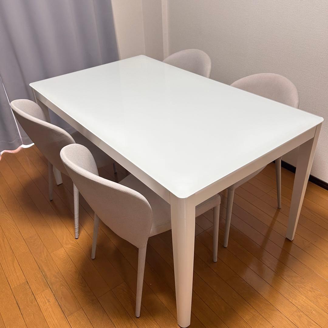 【美品✨】あずま工芸　ダイニングテーブル　ウィズ　チェア　４脚セット