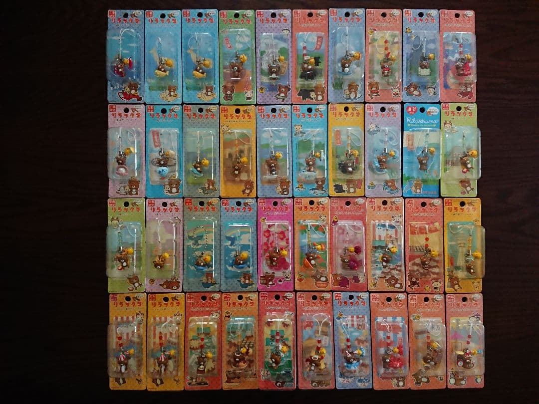 ご当地リラックマ チャームストラップ他 だららん夢紀行 255点