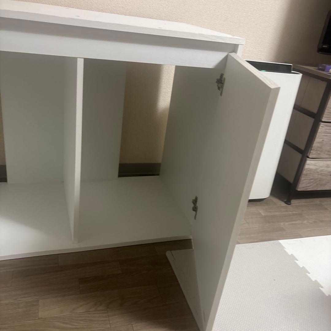 GEX 90cm水槽台　ホワイト