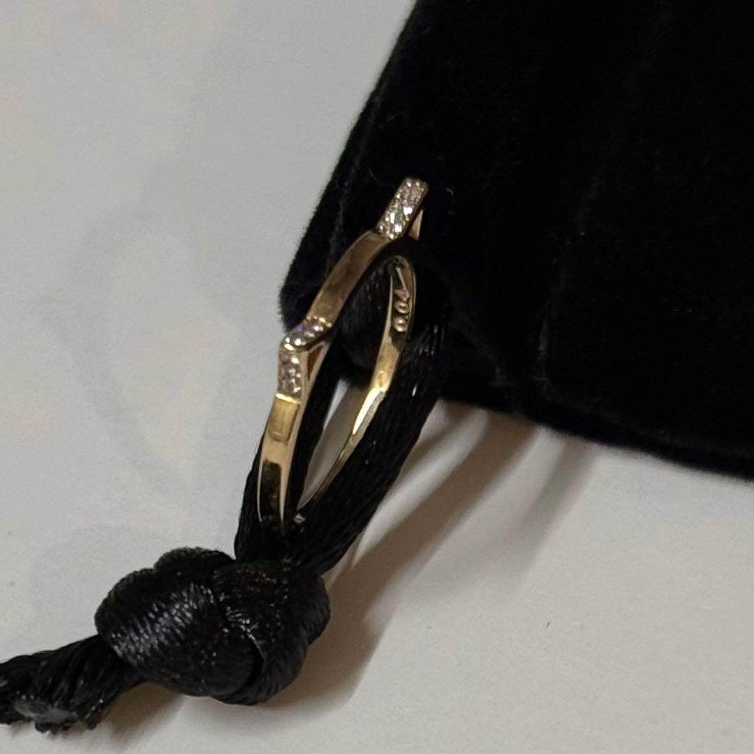 AHKAH キトゥンリング　ピンキーリング　１号　アーカー