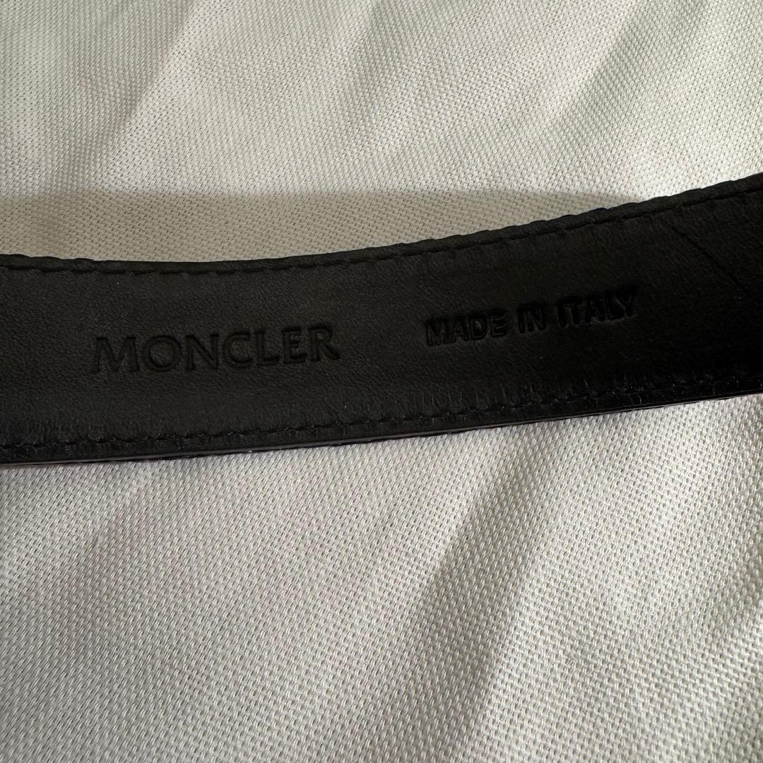M ドッグカラー 首輪 犬 MONCLER モンクレール ブラック ホワイト 黒