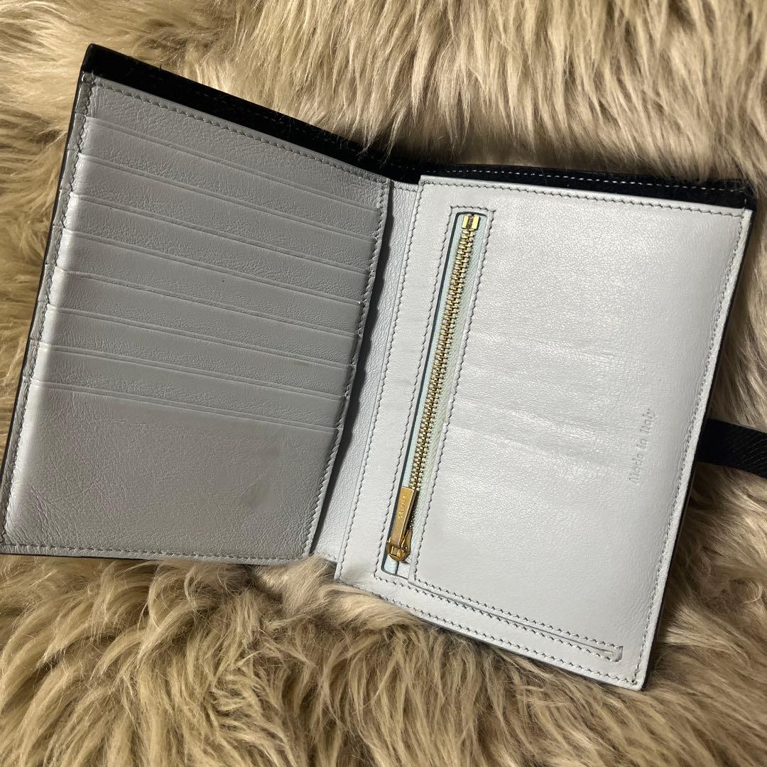 【CELINE】ストラップ ミディアム マルチファンクション 二つ折り 財布
