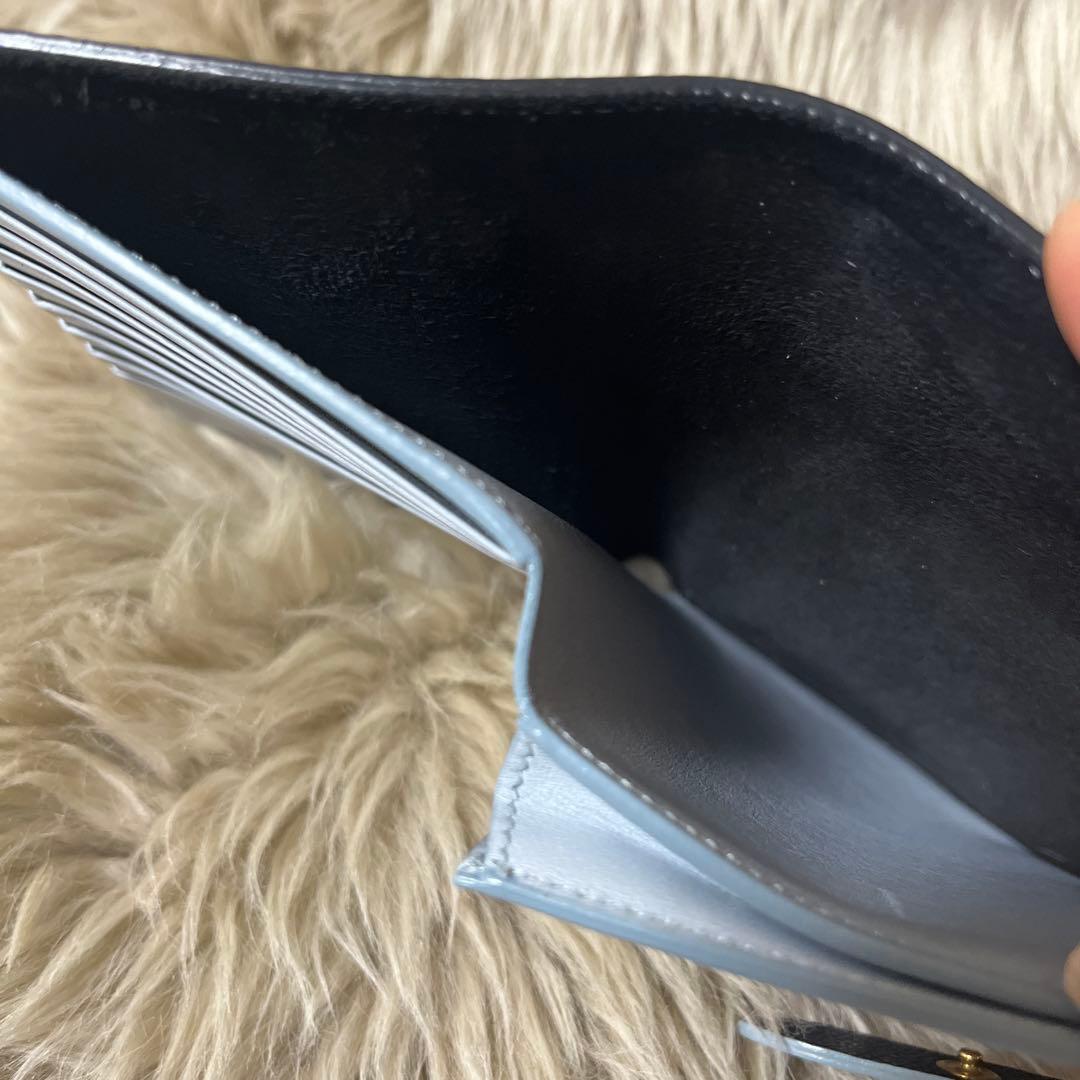 【CELINE】ストラップ ミディアム マルチファンクション 二つ折り 財布