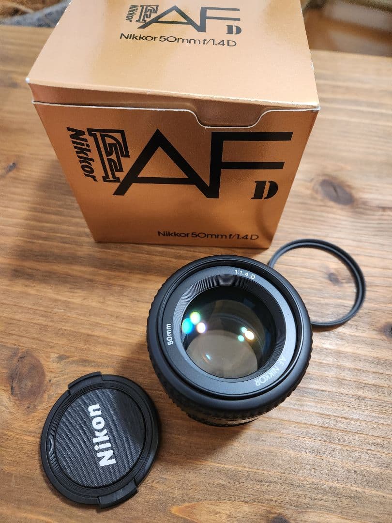箱付き美品 Nikon ニコン AF NIKKOR 50mm f/1.4 D