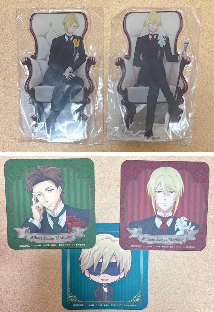 憂国のモリアーティ カフェ アクスタ ウィリアム アルバート ルイス ヘルダー