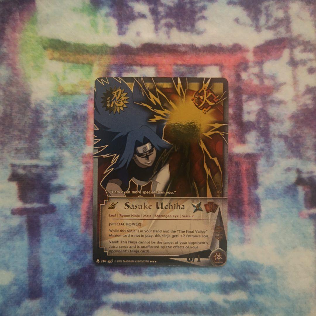 NARUTO ナルトカードゲーム CCG うちはサスケ SR Foil