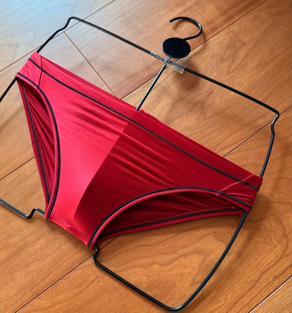 asics 初期スプラッシャーS 超光沢 レッド 140サイズ 競泳水着 競パン