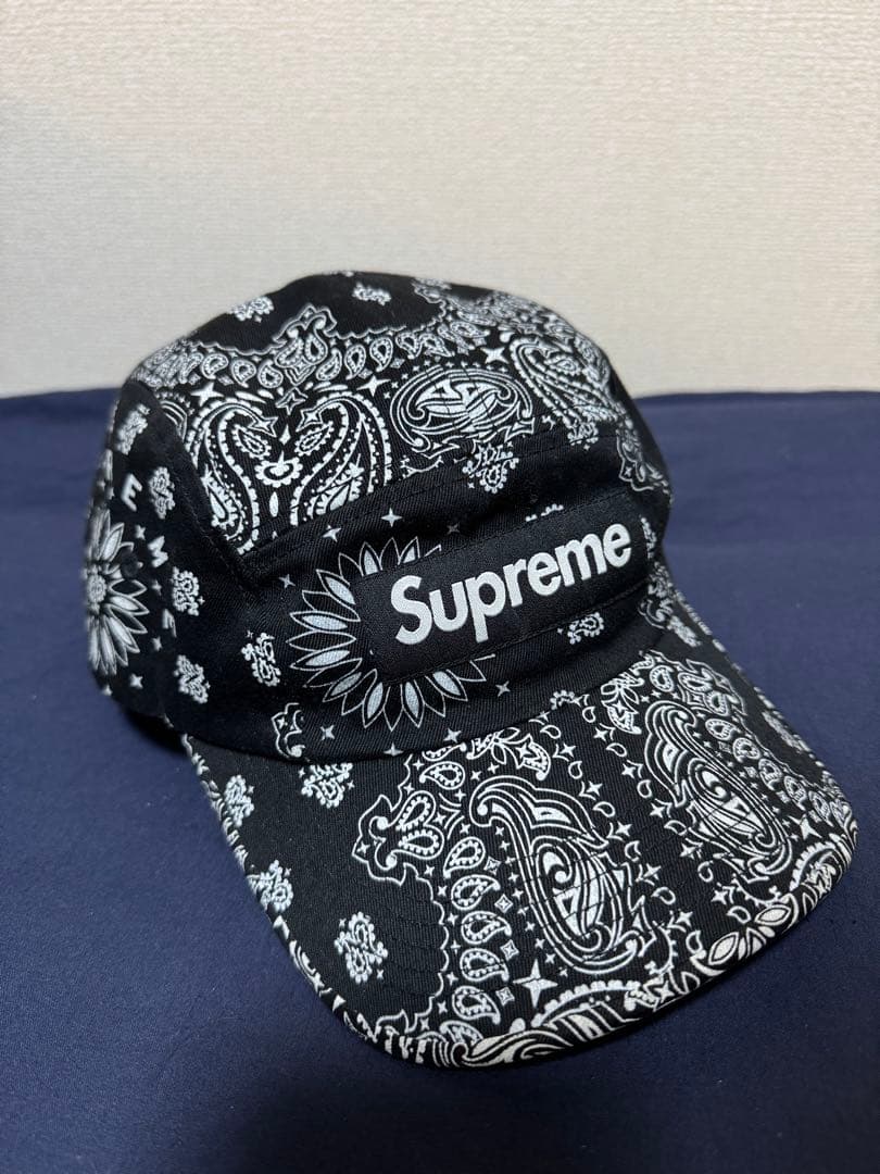 帽子 Supreme Bandana Camp Cap \