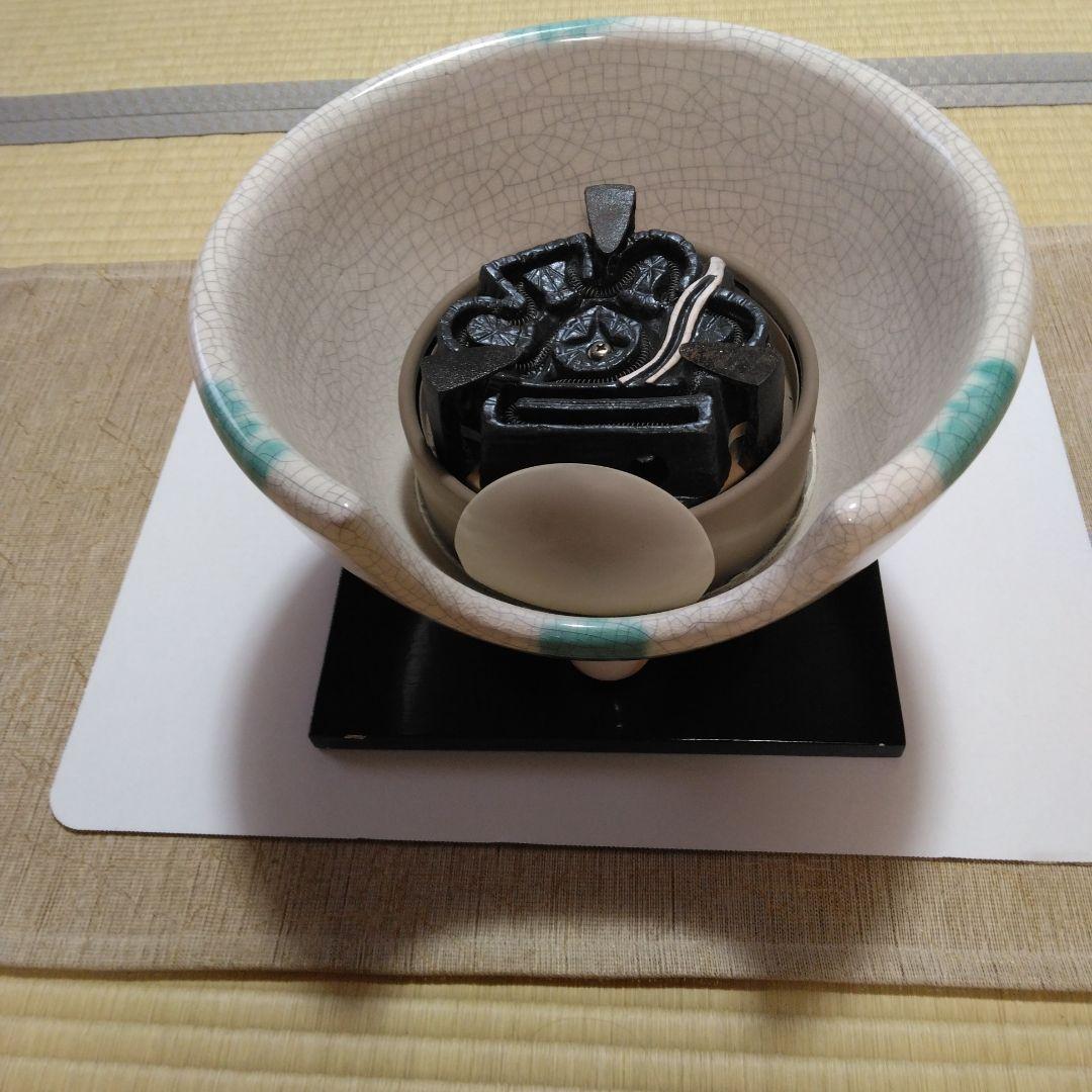 茶道用・電熱風炉（さつま織部)