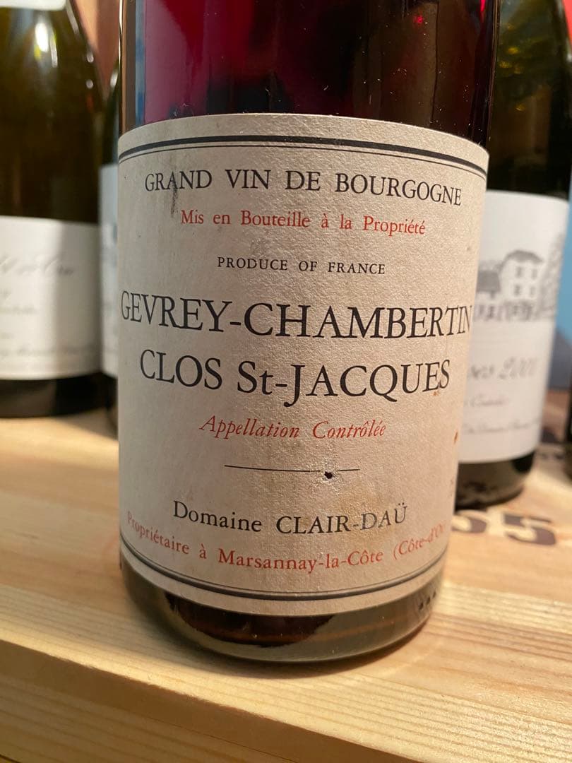 幻のクレール ダウG.C Clos St-Jacques 1983年