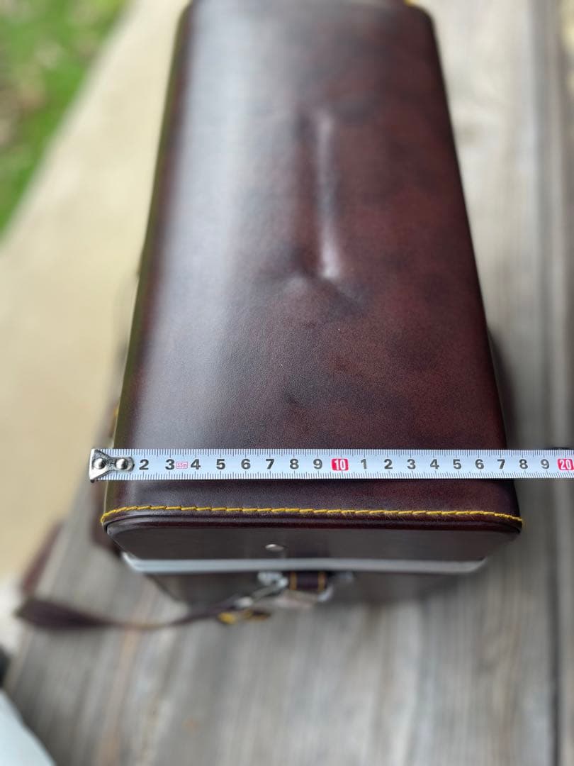 レザーボックスバック　革鞄