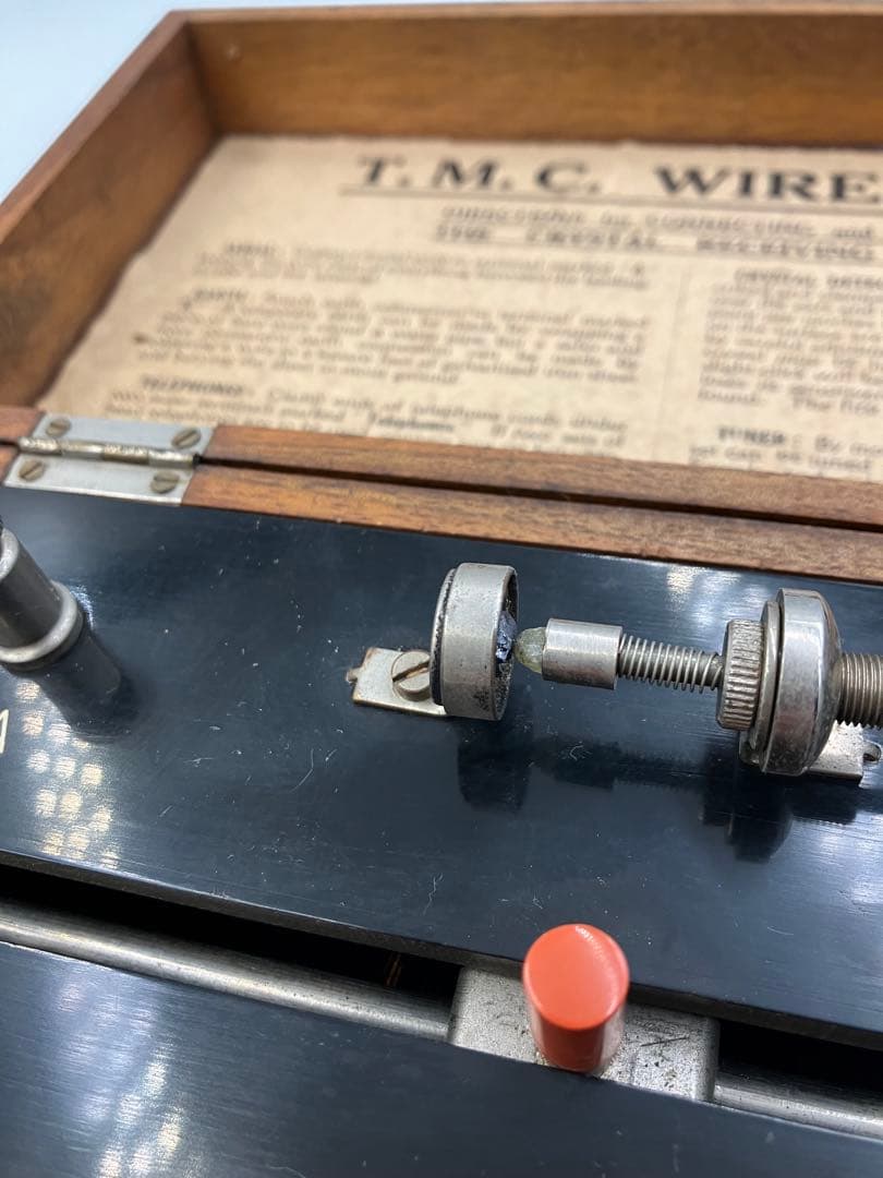 値下げしました！ 鉱石ラジオ　 T.M.C Wireless ヘッドホーン付