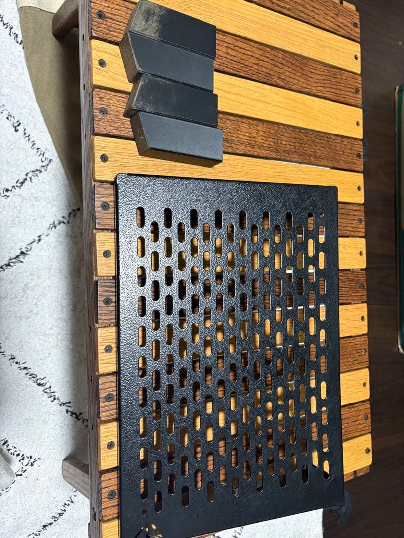 BLACK DESIGN ハレテーブル　収納袋、アイアンテーブル、延長脚セット