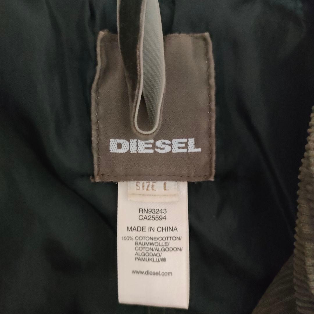 ディーゼル コーデュロイジャケット ミリタリー風 フェード L 雰囲気抜群♪