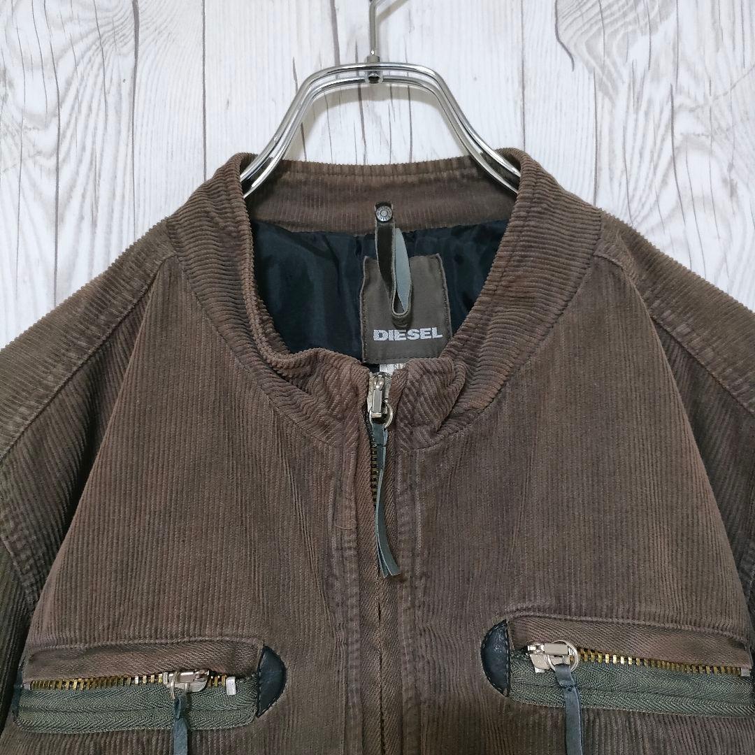 ディーゼル コーデュロイジャケット ミリタリー風 フェード L 雰囲気抜群♪