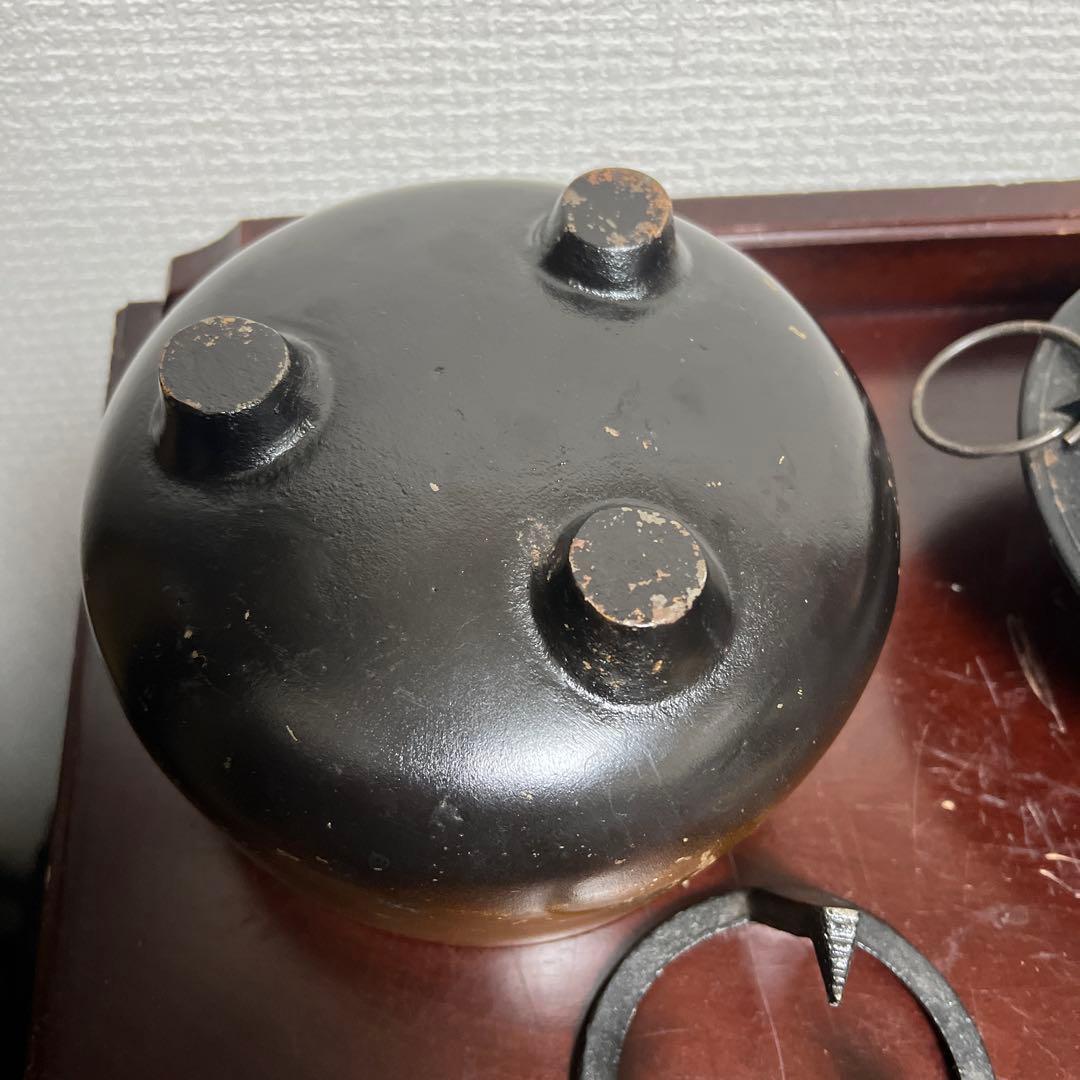南部鉄釜飯　茶道具 風炉釜セット