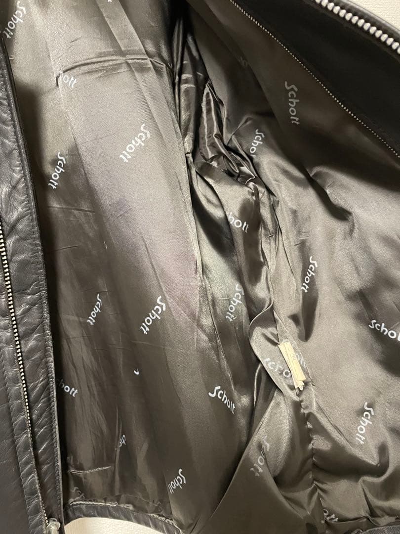 schott シングルライダース サイズ40 美品