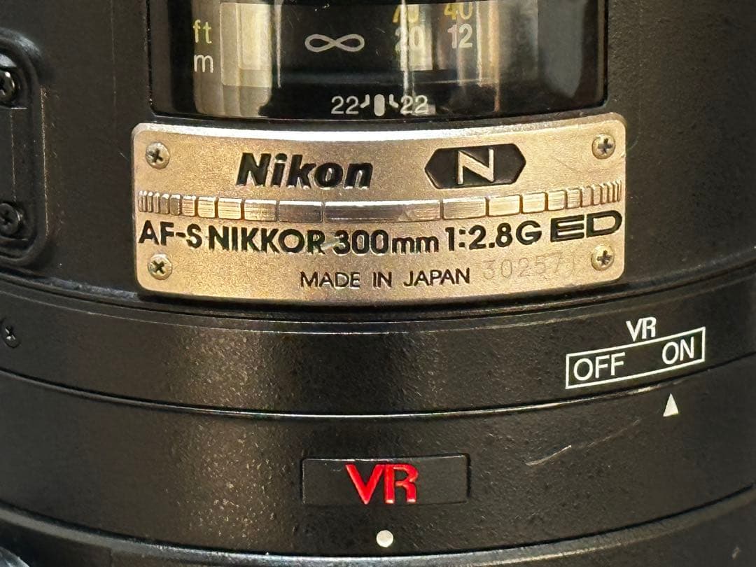 AF-S VR Nikkor 300mm f/2.8G IF-ED➕テレコン２個