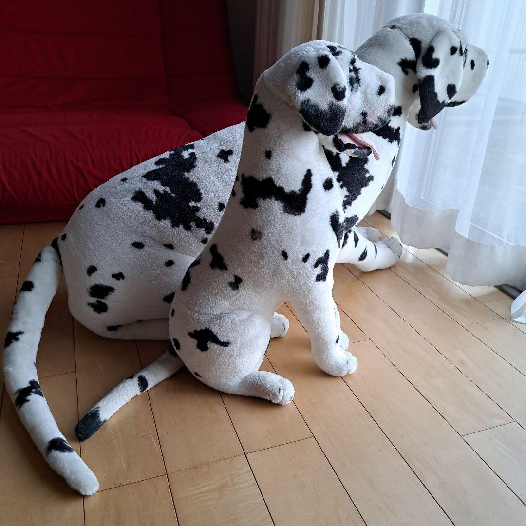特大ぬいぐるみ　ダルメシアン　犬　インテリア　置物　実寸　コレクション