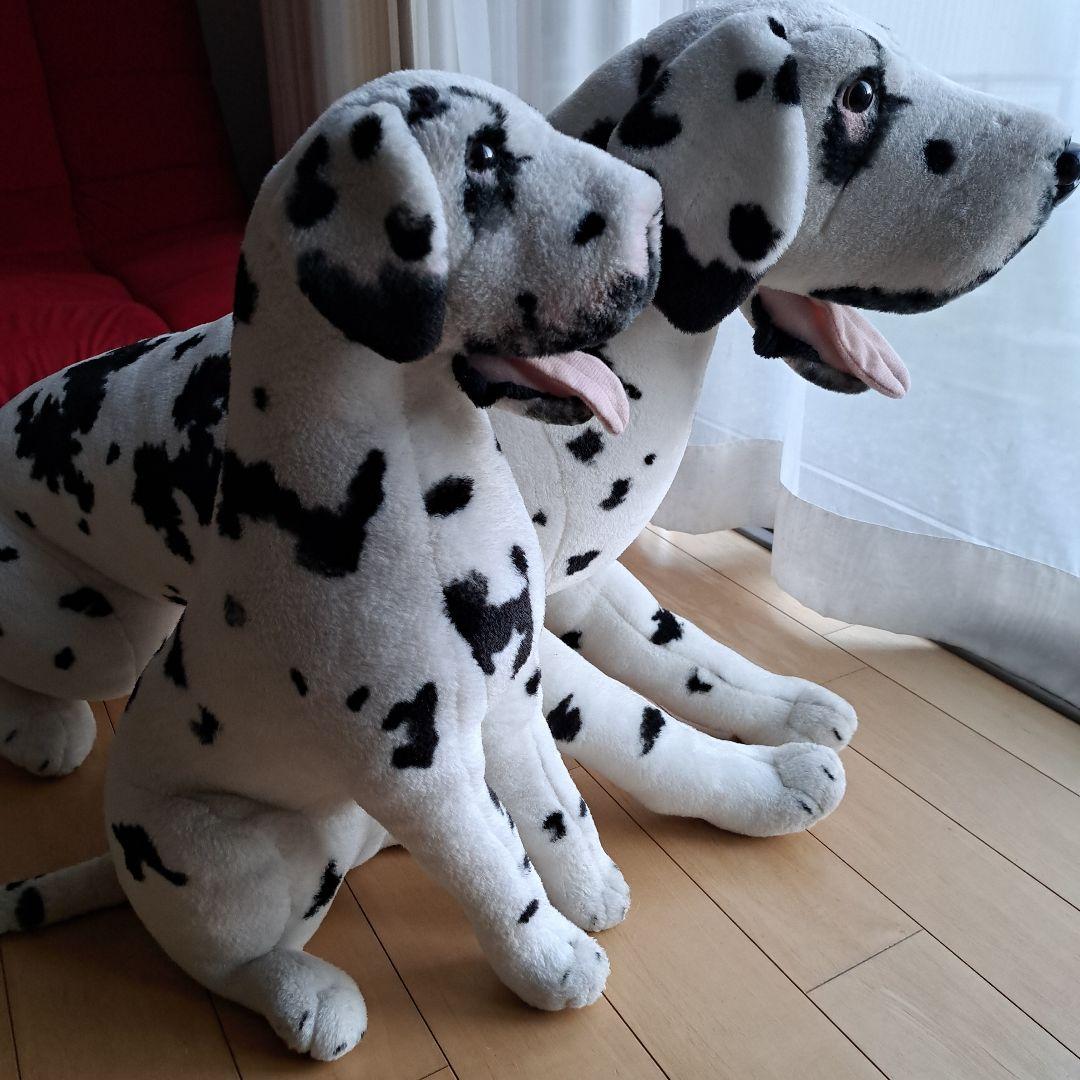 特大ぬいぐるみ　ダルメシアン　犬　インテリア　置物　実寸　コレクション