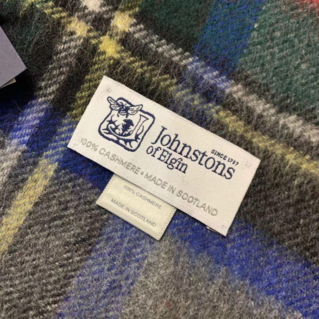 ジョンストンズ オブエルガン カシミヤ100％ 大判ストール #5