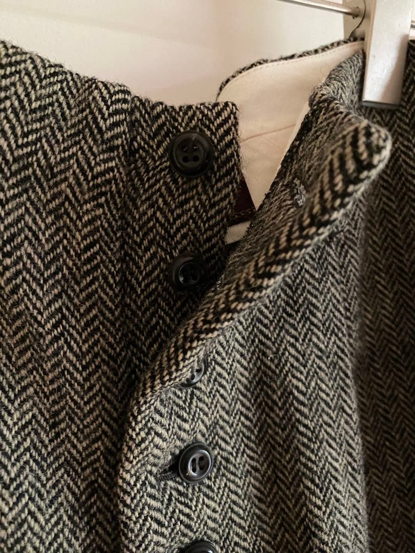 【美品】Lisetteリゼッタ　ヘリンボーンパンツ　ノアール