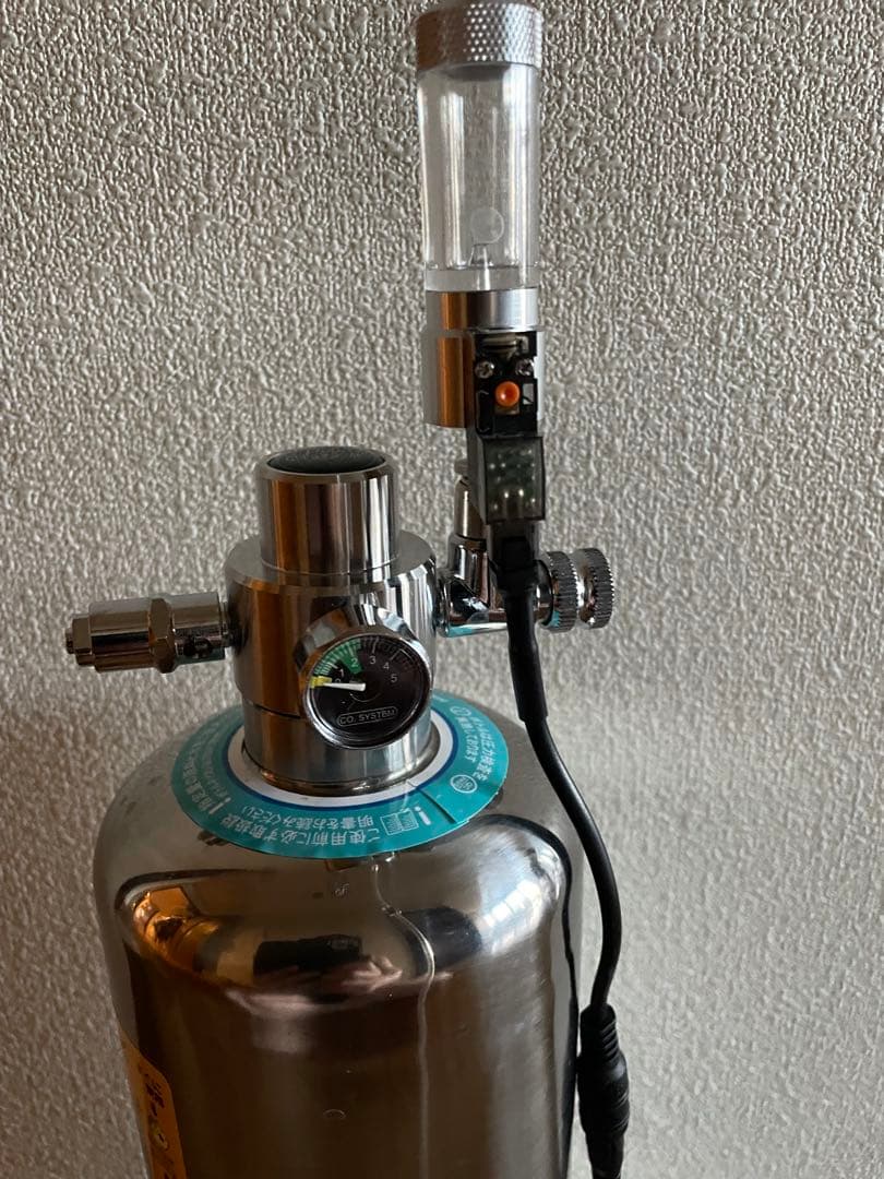 Clscea 水槽用化学反応式CO2ジェネレーターセットG600S2Ｌ電磁弁付き