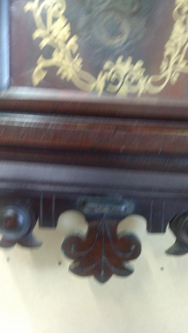 古い柱時計   ⑫