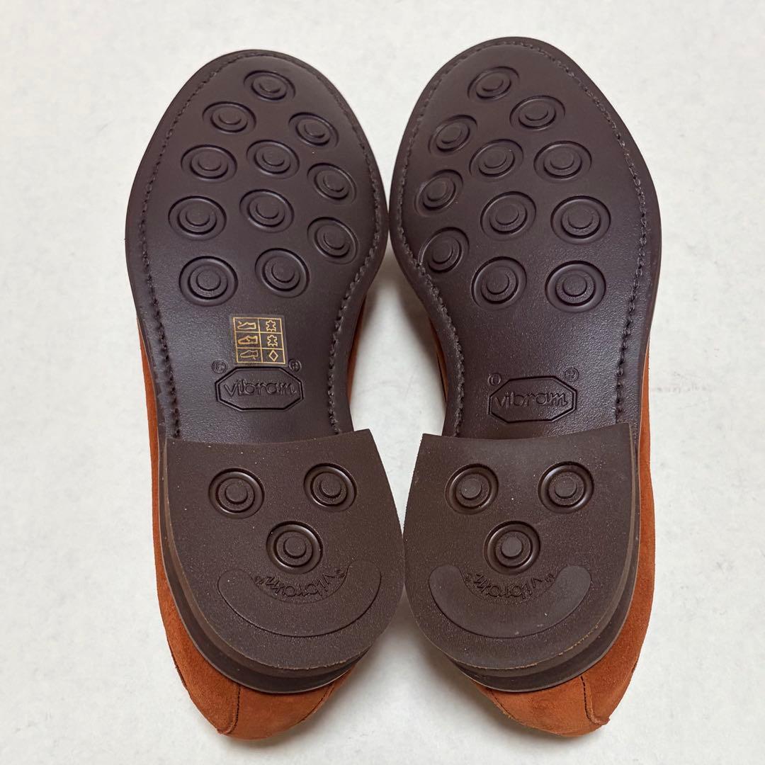 Berwickバーウィック タッセルローファー スウェード 8491 オレンジ