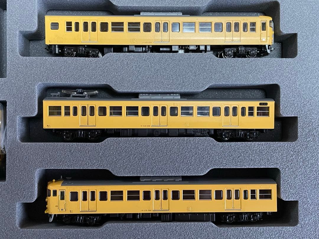 【加工品】KATO 10-1808 115系300番台 中国地域色 3両セット