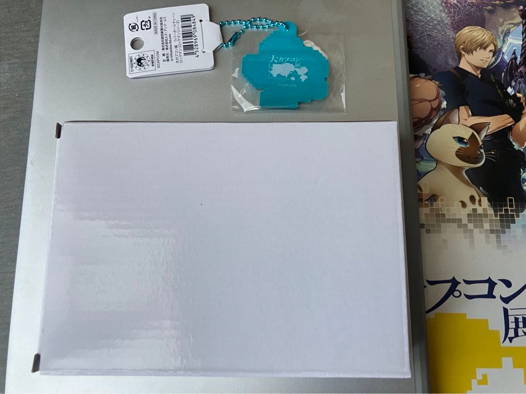 【大カプコン展】　ロックマン　アクリルブロック　ラバーボールチェーン　セット